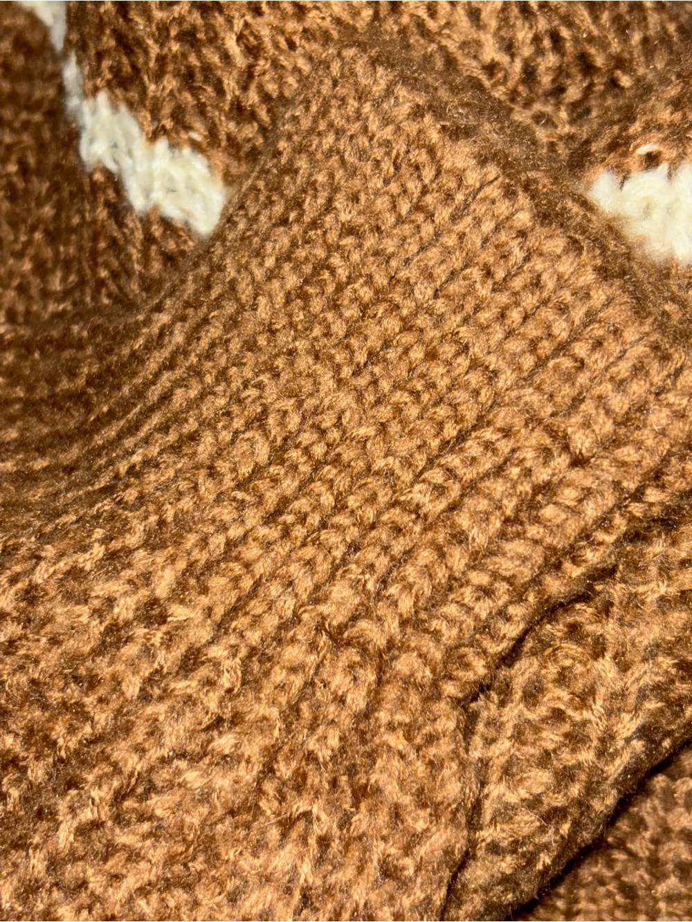 Zenana Outfitters Brown and Cream Striped Crewneck Sweater - Picture 5 of 7
